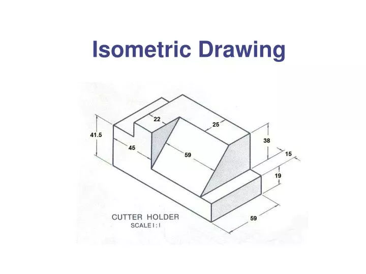 materials - How to draw a isometric view of the block in the picture below?  - Engineering Stack Exchange