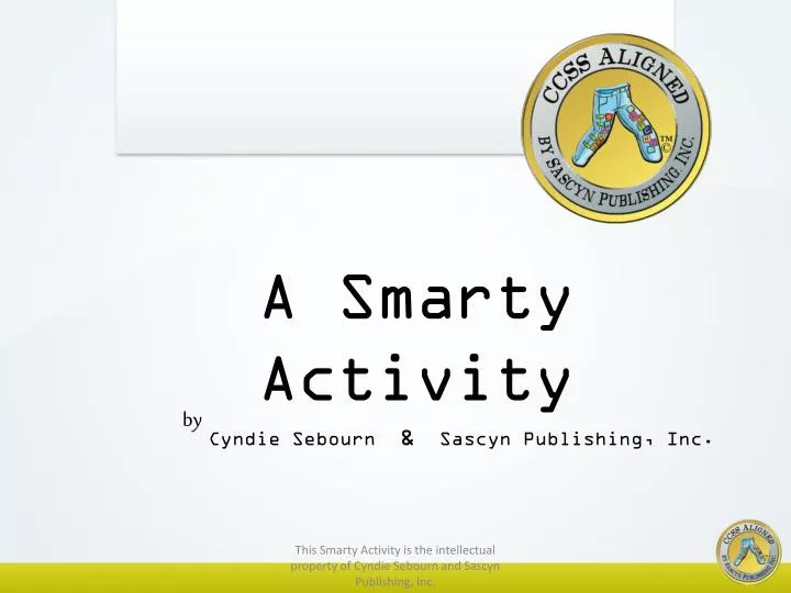 a smarty activity