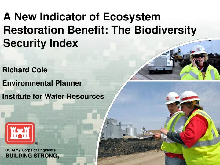 a new indicator of ecosystem restoration benefit the biodiversity security index
