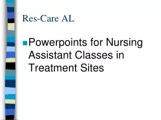 Res-Care AL