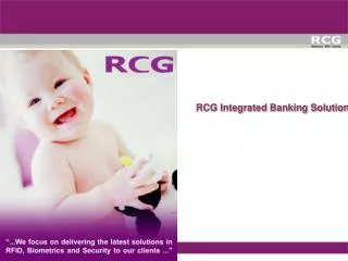 RCG Integrated Banking Solution