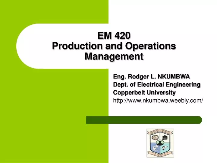 em 420 production and operations management