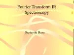 Fourier Transform IR Spectroscopy - slide 1