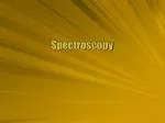 Spectroscopy - slide 1