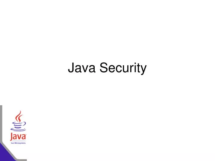 java security