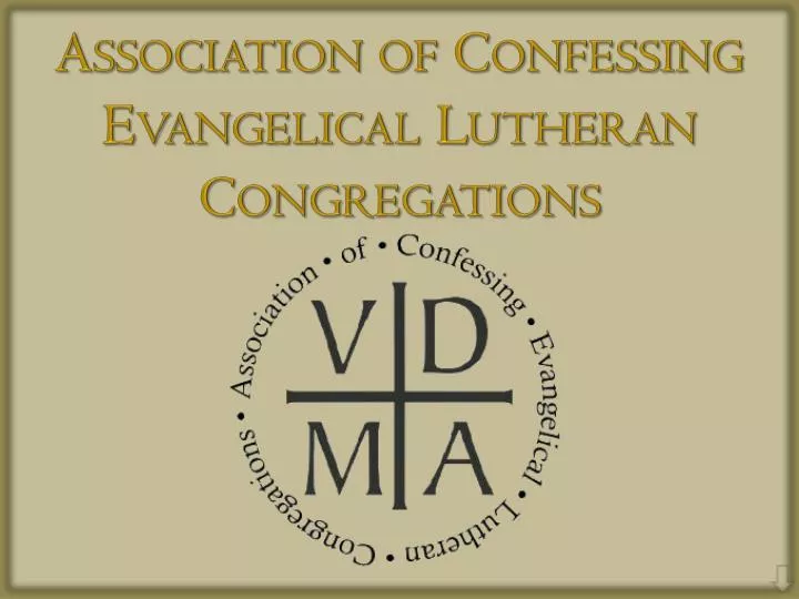 association of confessing evangelical lutheran congregations