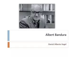 Albert B andura