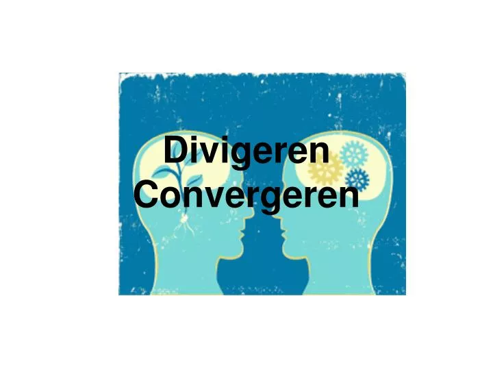 divigeren convergeren