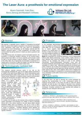 The Laser Aura: a prosthesis for emotional expression