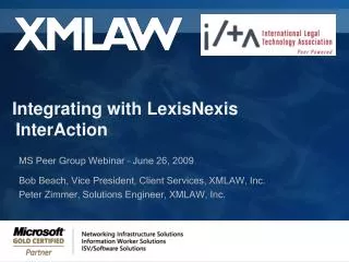 Integrating with LexisNexis InterAction