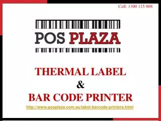 Thermal Label & Bar Code Printer
