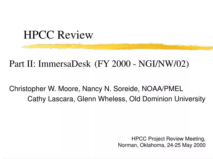 hpcc review