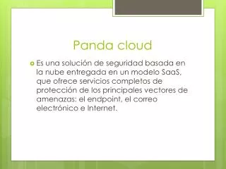 panda cloud