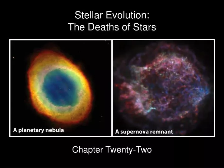 stellar evolution the deaths of stars