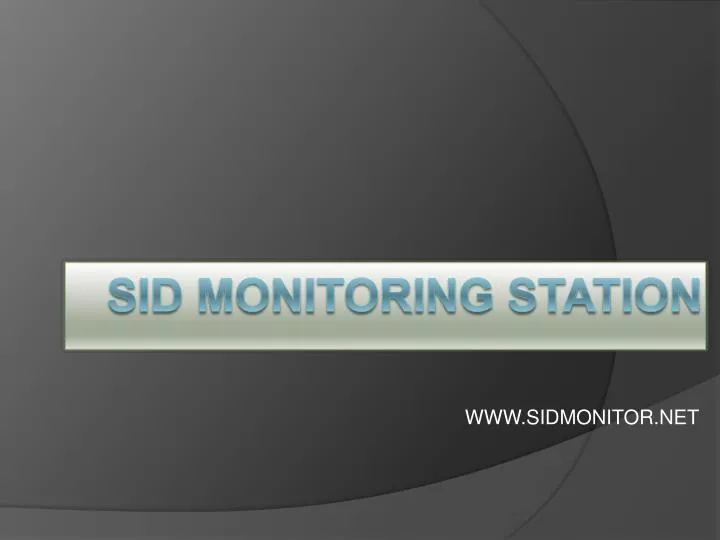 www sidmonitor net