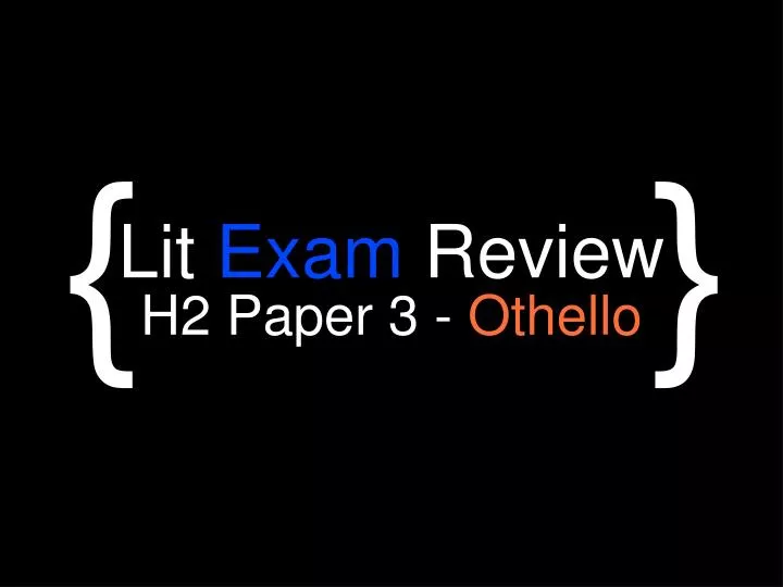lit exam review