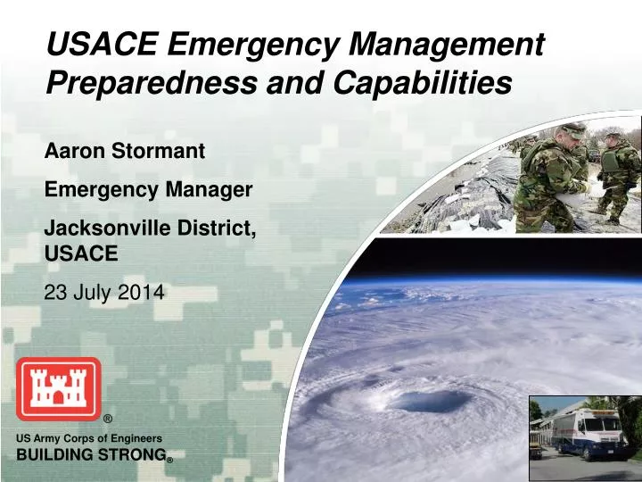 usace emergency management preparedness and capabilities