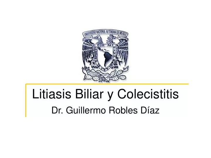 litiasis biliar y colecistitis
