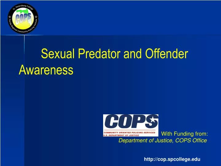 sexual predator and offender awareness
