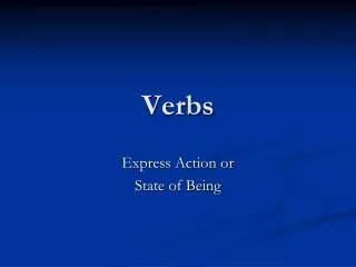 verbs