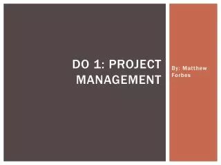 Do 1: Project Management