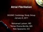 Atrial Fibrillation - slide 1