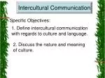 Intercultural Communication - slide 1