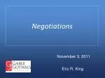 Negotiations - slide 1