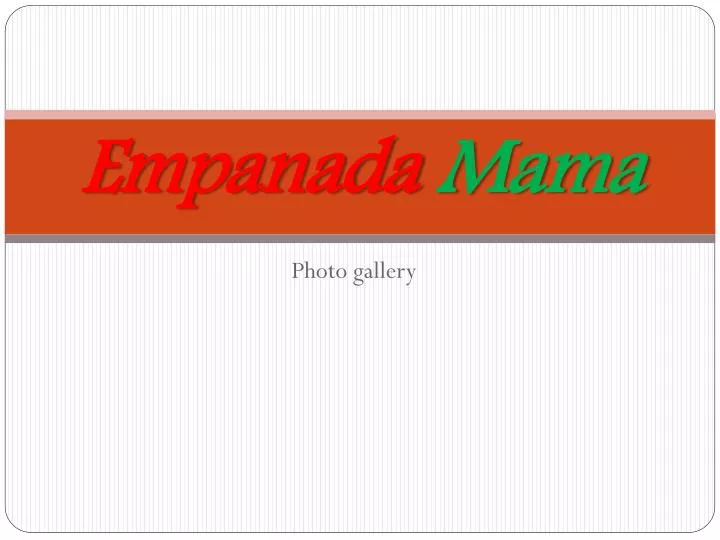 empanada mama