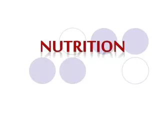 NUTRITION