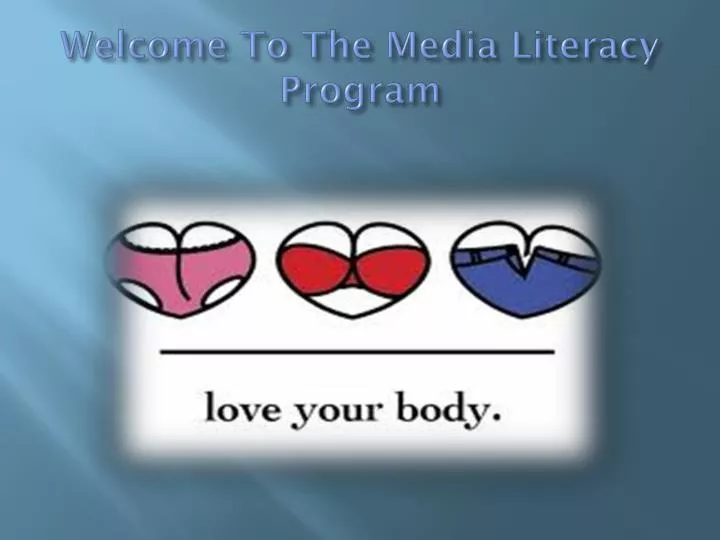 welcome to the media literacy program
