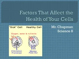Factors That Affect the Health of Your Cells