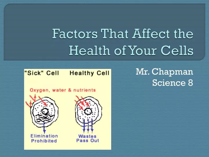 factors that affect the health of your cells
