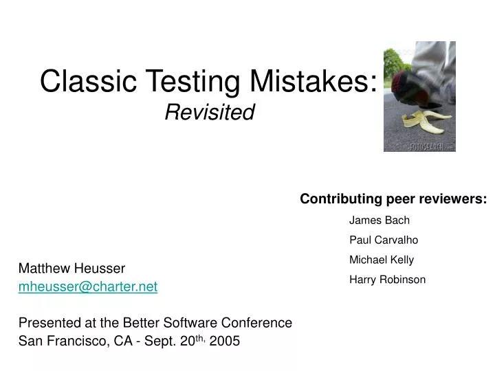 classic testing mistakes revisited