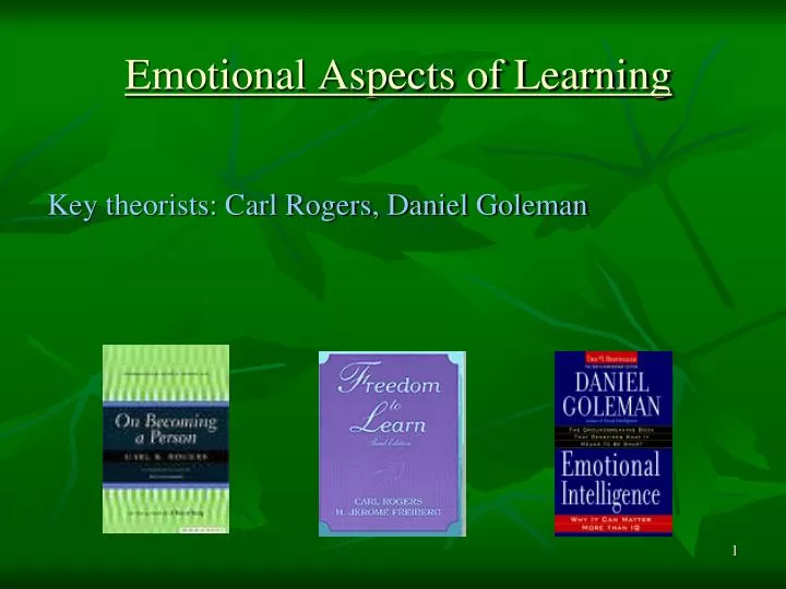 emotional aspects of learning