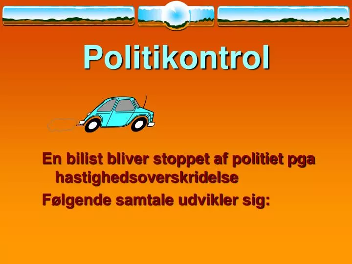 politikontrol