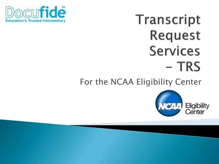 transcript request services trs