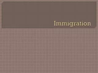 immigration