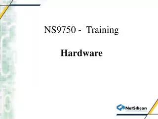 NS9750 - Training Hardware