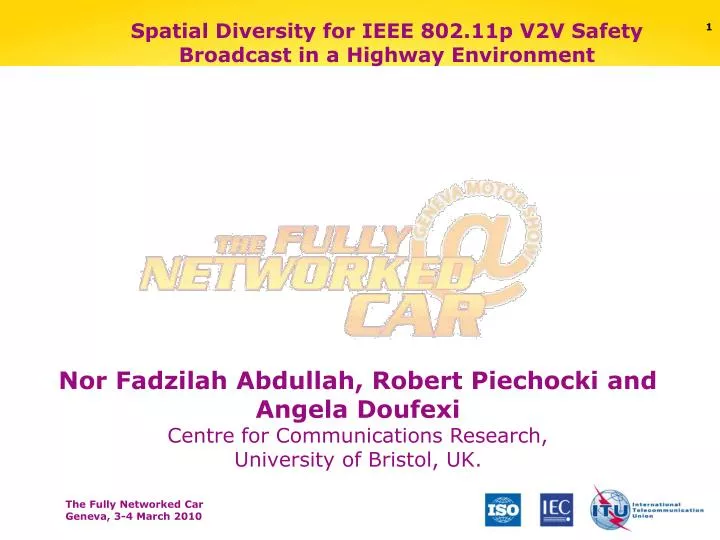 spatial diversity for ieee 802 11p v2v safety broadcast in a highway environment