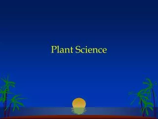 plant science
