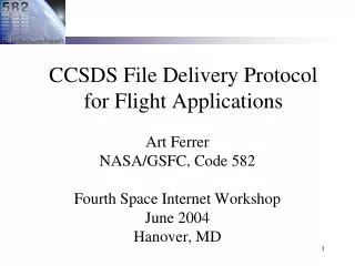 CCSDS File Delivery Protocol for Flight Applications