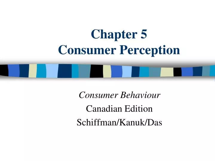 chapter 5 consumer perception