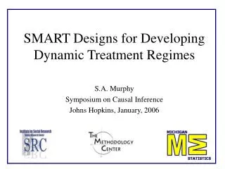 SMART Designs for Developing Dynamic Treatment Regimes