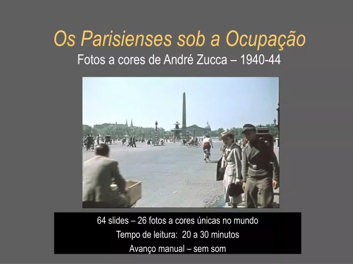 os parisienses sob a ocupa o fotos a cores de andr zucca 1940 44