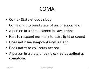 COMA