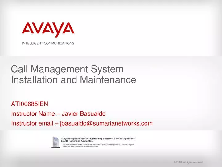 call management system installation and maintenance
