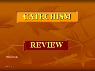CATECHISM