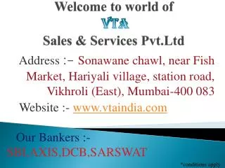 Welcome to world of Sales &amp; Services Pvt.Ltd
