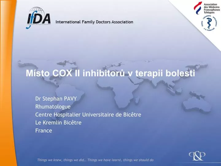 m sto cox ii inhibitor v terapii bolesti